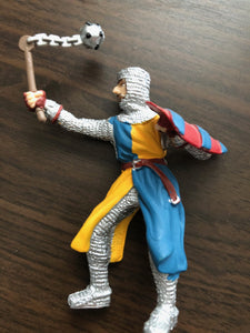 A warrior with a mace test