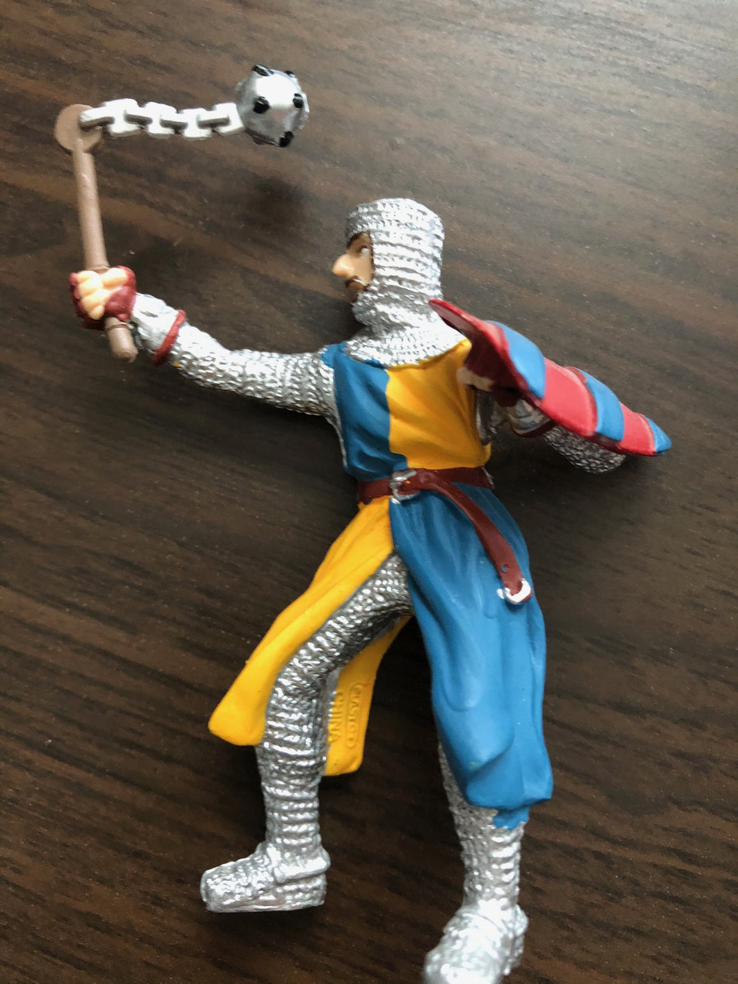 A warrior with a mace test